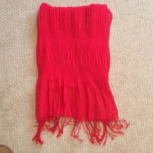 Old navy red scarf